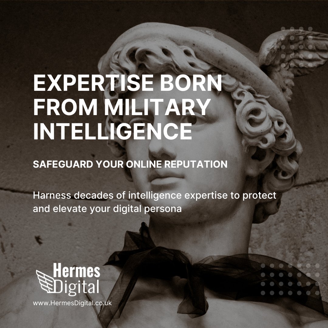Harness decades of intelligence expertise to protect and elevate your digital persona. 🛡️ Learn more and secure your online reputation today! ➡️ bit.ly/3qRJyZd