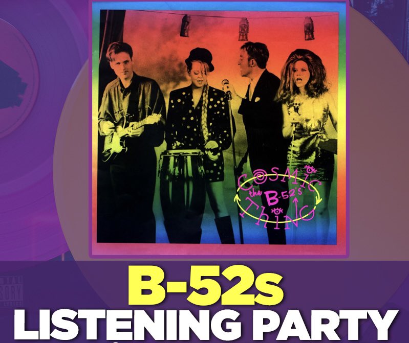 Our Cosmic Thing @LlSTENlNG_PARTY is now available as a podcast Dive in to @theb52s classic album with me, Kate and Keith podfollow.com/tims-listening…