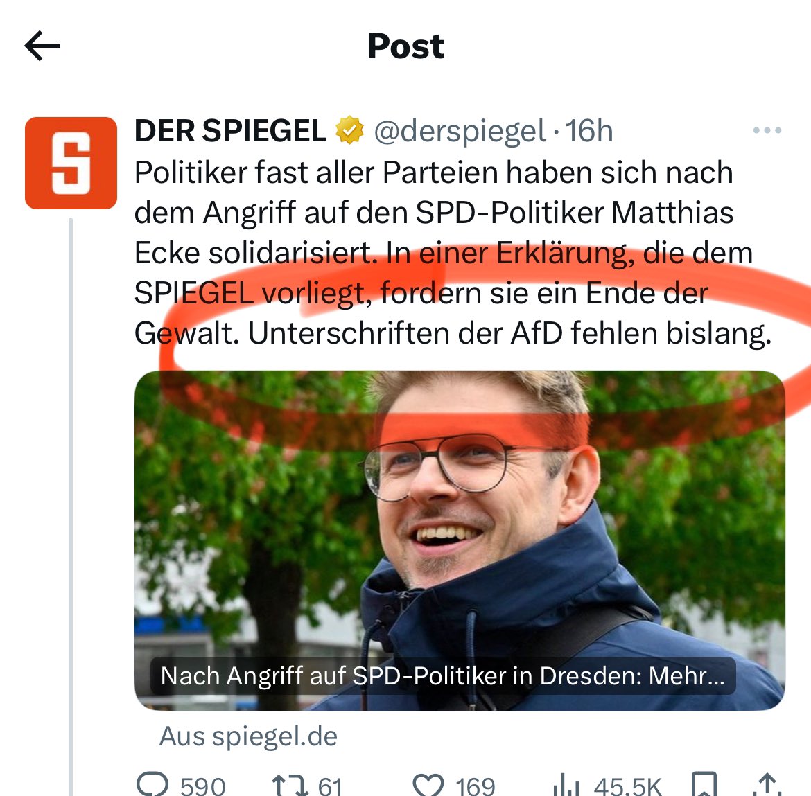 Selbstentlarvung des @derspiegel