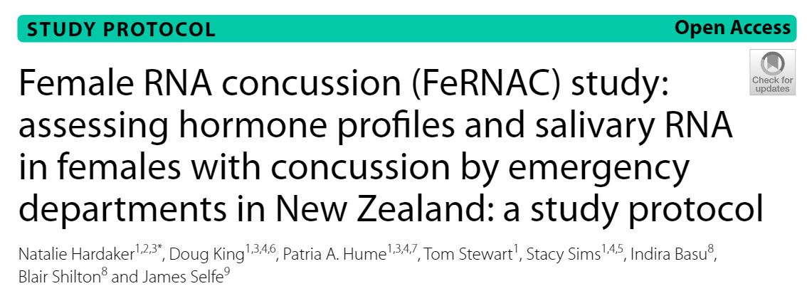 Nat Hardaker (@nathardaker) on Twitter photo 🧠🧠Read our latest #research on #concussion, published with <a href="/SpringerNature/">Springer Nature</a> in <a href="/BioMedCentral/">BMC</a> Neurology. <a href="/ProfPatria/">Patria Anne Hume</a> <a href="/summerstack/">Stacy T. Sims</a> <a href="/dougleague/">Doug King BN PhD3 CNS(Emerg)</a>
Full text access to our FeRNAC study protocol:
rdcu.be/dGC73 🧠🧠Read our latest #research on #concussion, published with <a href="/SpringerNature/">Springer Nature</a> in <a href="/BioMedCentral/">BMC</a> Neurology. <a href="/ProfPatria/">Patria Anne Hume</a> <a href="/summerstack/">Stacy T. Sims</a> <a href="/dougleague/">Doug King BN PhD3 CNS(Emerg)</a>
Full text access to our FeRNAC study protocol:
rdcu.be/dGC73