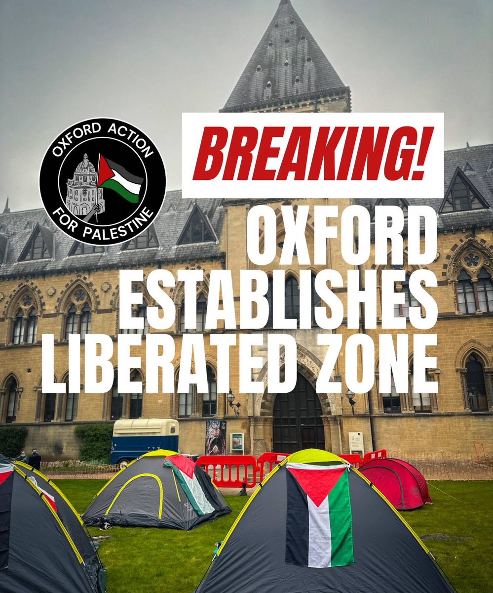 Oxford Action for Palestine tweet media