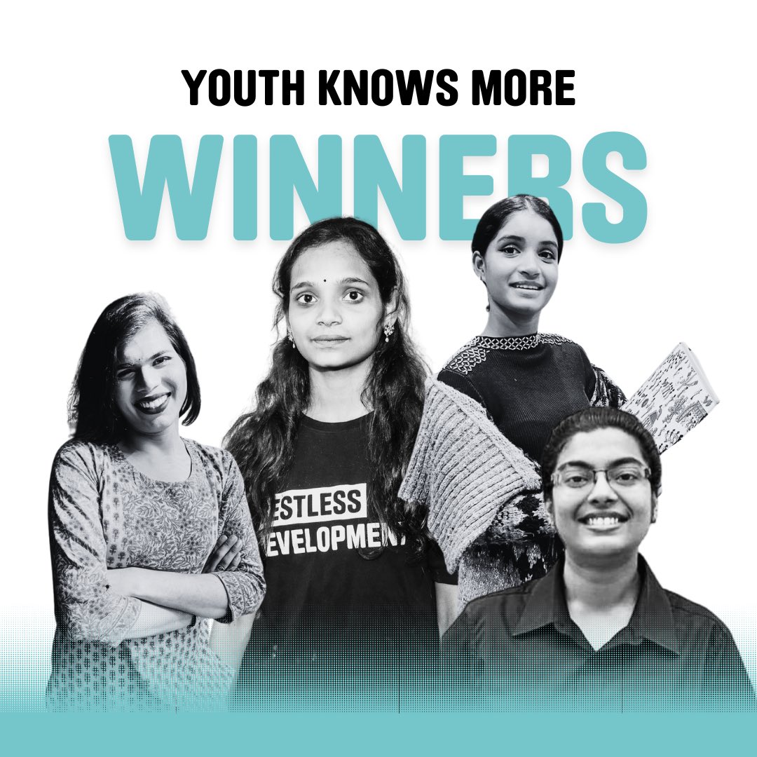 🏆 Congratulations to Pihu, Rose, Sangeetha, and Reshma for their insightful exploration of sexual health and reproductive rights! Stay tuned for more opportunities to make a difference. 🌟 #youth #changemaker #winner #opportunity
