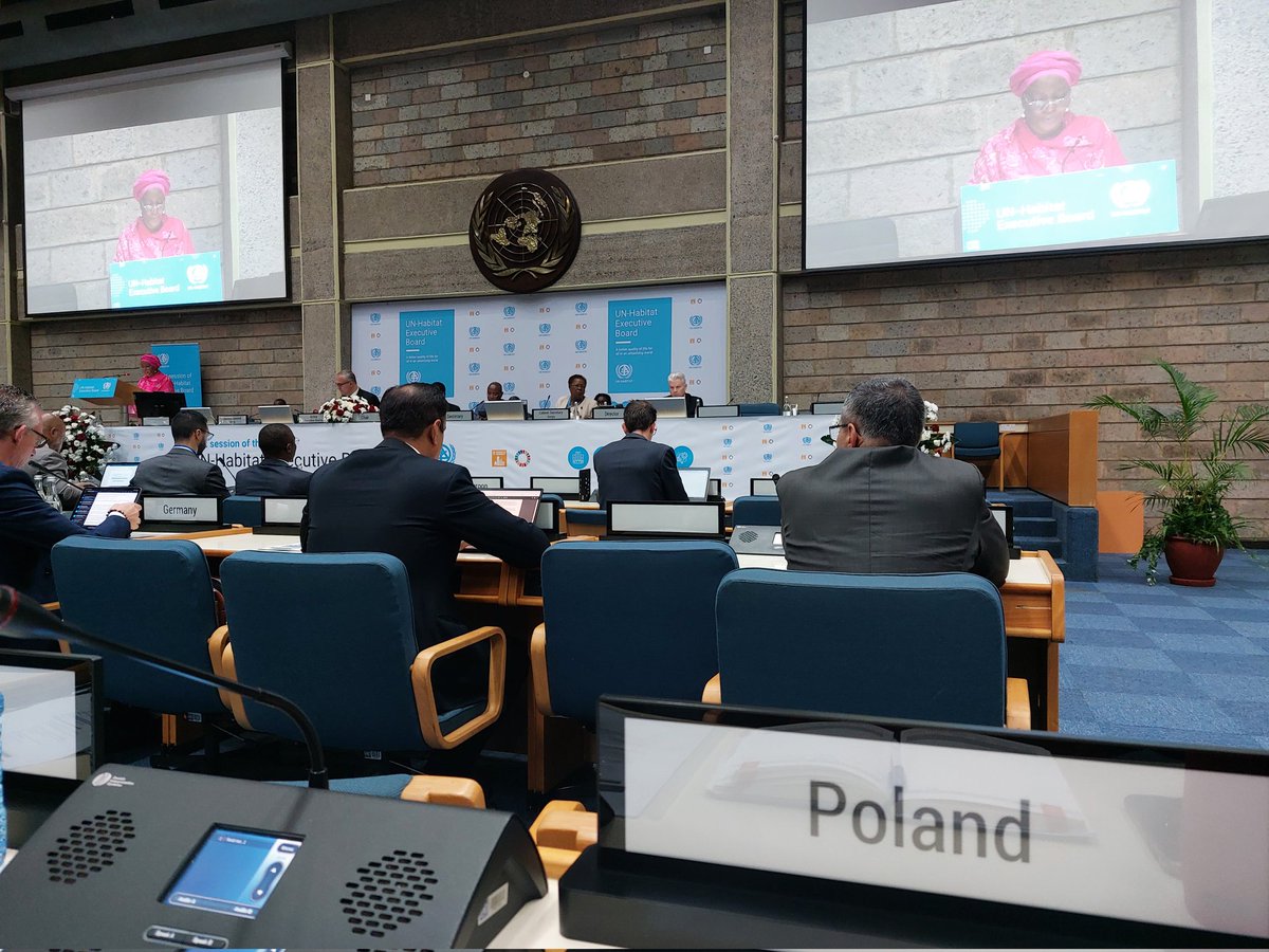 The first session of 2024 of the Executive Board has just started
#UNHABITAT