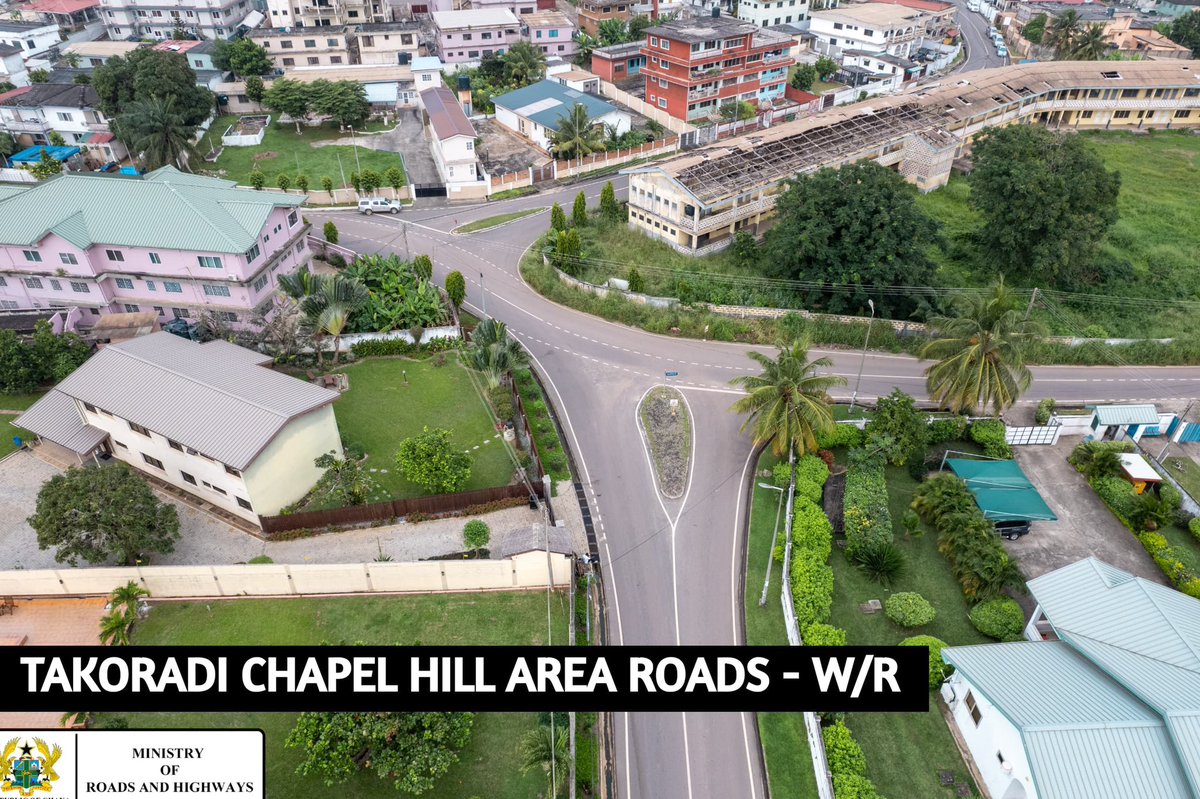 🚧🛣️ Roads Infrastructure Update 🛣️🚧
📍 Takoradi Chapel Hill Area Roads - W/R

Current state of Takoradi Chapel Hill Area Roads, Western Region. 

#RoadsForDevelopment 
#Bawumia2024 
#ItIsPossible