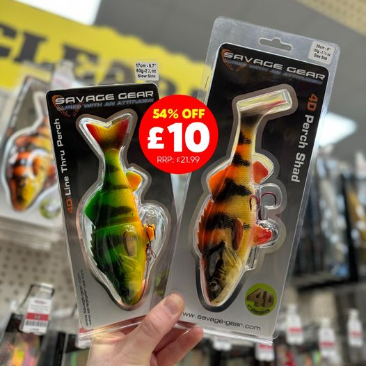Savage Gear 4D Line 17cm/20cm Thru Perch Shads The 4th dimension is created with the detailed Photo Chrome skin print and strike provoking scent! More info here: gac.fishing/click-here~391…