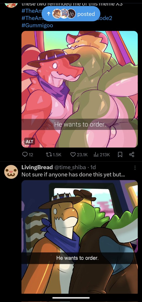 Snoww_boy's tweet photo. The newest Digital Circus episode certainly had one scene that absolutely had a very clear impression on the furry community... https://t.co/P61ar3h1e2