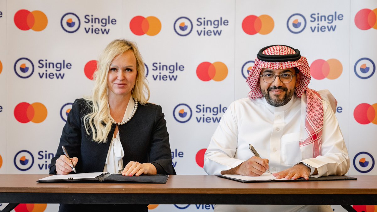 SingleViewCo's tweet image. #SingleView has teamed up with @MastercardMENA 
to elevate B2B corporate solutions across the region. 

This collaboration accelerates the digital transformation of financial services, pioneering first-of-their-kind solutions that empower businesses to optimize their financial…