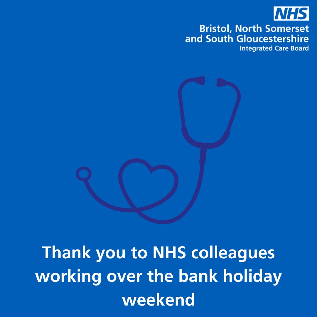 A huge thank you to all local health and care staff working this bank holiday to keep our communities safe and well 💙 If you need urgent medical help this bank holiday but you're not sure where to go, use NHS 111 to get assessed and directed to the right place for you.