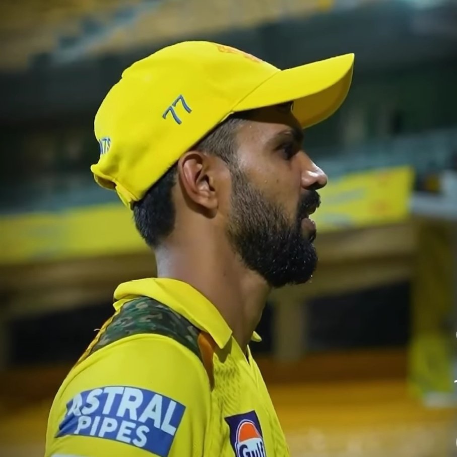 RUTU'S CSK CAP NUMBER IS 77 🥹
It's destiny and he is really the chosen one🦁💛💛

#CSKvsPBKS #CSK