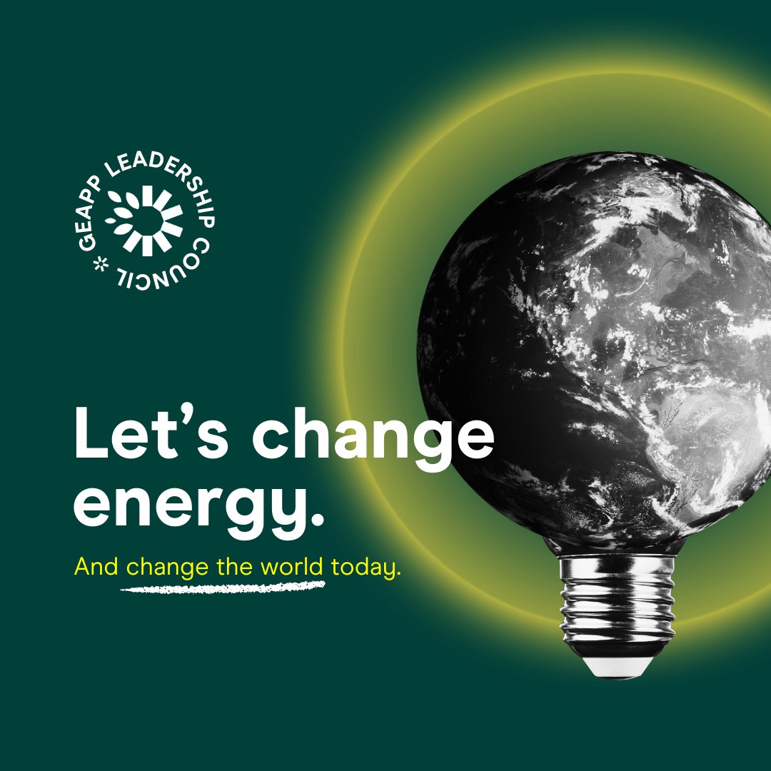 💚 Last week, the GEAPP Leadership Council (GLC) shared that we're on track, together, for #renewableenergy growth. 

We're keeping our focus narrow on battery storage & distributed energy because they'll help us change the world. 

🔗 energyalliance.org/glc-spring-202…

#LetsChangeEnergy