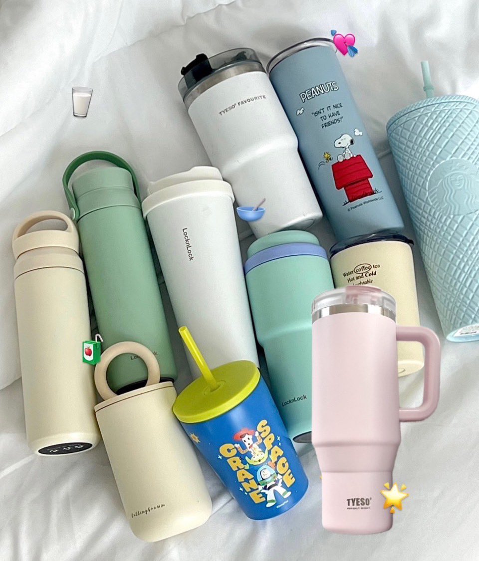 itfeelstory's tweet photo. เธรดนี้จะมาอัพเดตกระติกน้ำ/แก้วน้ำ🥛 น่ารักกใช้งานได้จริง เก็บน้ำแข็งได้ข้ามคืน ถึกทน ใช้ได้นานๆ เก็บร้อนเก็บเย็น ราคาหลักร้อย น่ารักทุกใบของจริง enjoy drinking ดื่มน้ำได้เยอะขึ้นน 🥣🤟🏻 https://t.co/jpB99JSZQP