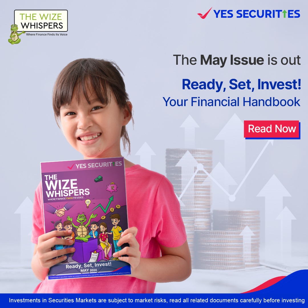 Mr. Turt is here with the May issue ‘Ready, Set, Invest!’ 🐢

Get ready to enhance you financial wisdom. 💵🧠

Read Now: rb.gy/ff6pq4

Disclaimer: bit.ly/3yKOHTh

#YES #YESSECURITIES #ChoiceoftheWize #TheWizeWhispers #FinancialWoes