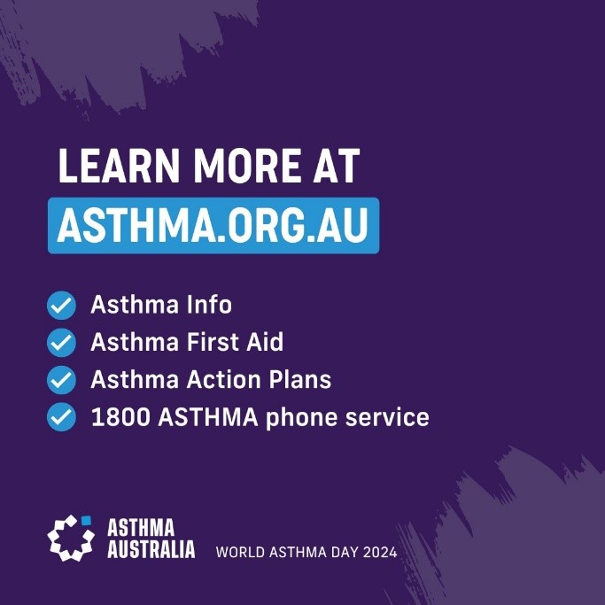 Today is #WorldAsthmaDay! To mark the occasion, we’re excited to support @AsthmaAus in encouraging people to learn more about the condition that impacts nearly 2.8 million Australians. Learn more below and here today: asthma.org.au