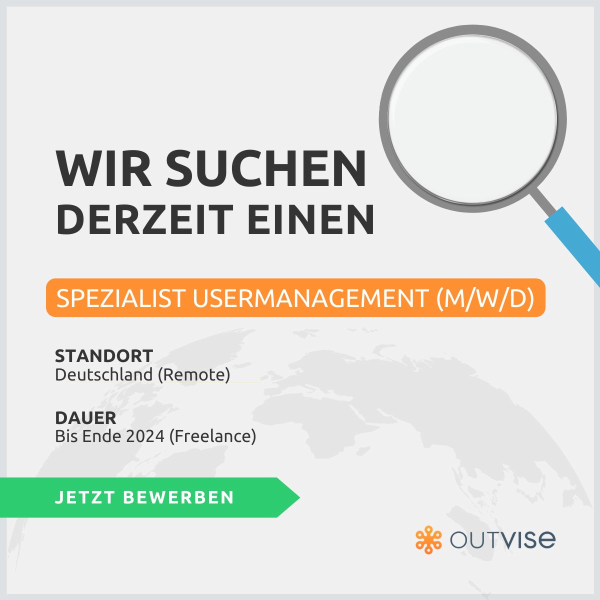 Für unseren Kunden suchen wir momentan einen Spezialist im Usermanagement (m/w/d). 🔎

Bei Interesse einfach unter dem folgendem Link bewerben 👉 outvise.com/sl/BEE8LF3S2m

#OutviseProjects #Freelancer #Germany #Europe #Remote