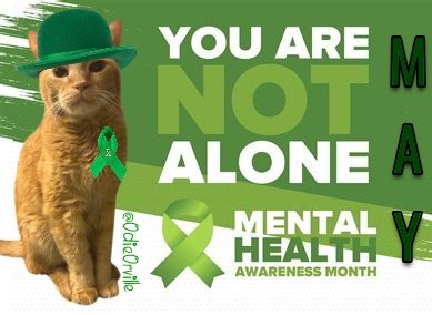 May is Mental Health Awareness Month. If you're struggling (and who doesn't at times), please reach out. There is no shame in asking for help. Contact a family member, a friend, your pastor, DM a Twitter pal! Or contact the Suicide and Crisis Lifeline by calling 988. ❤
