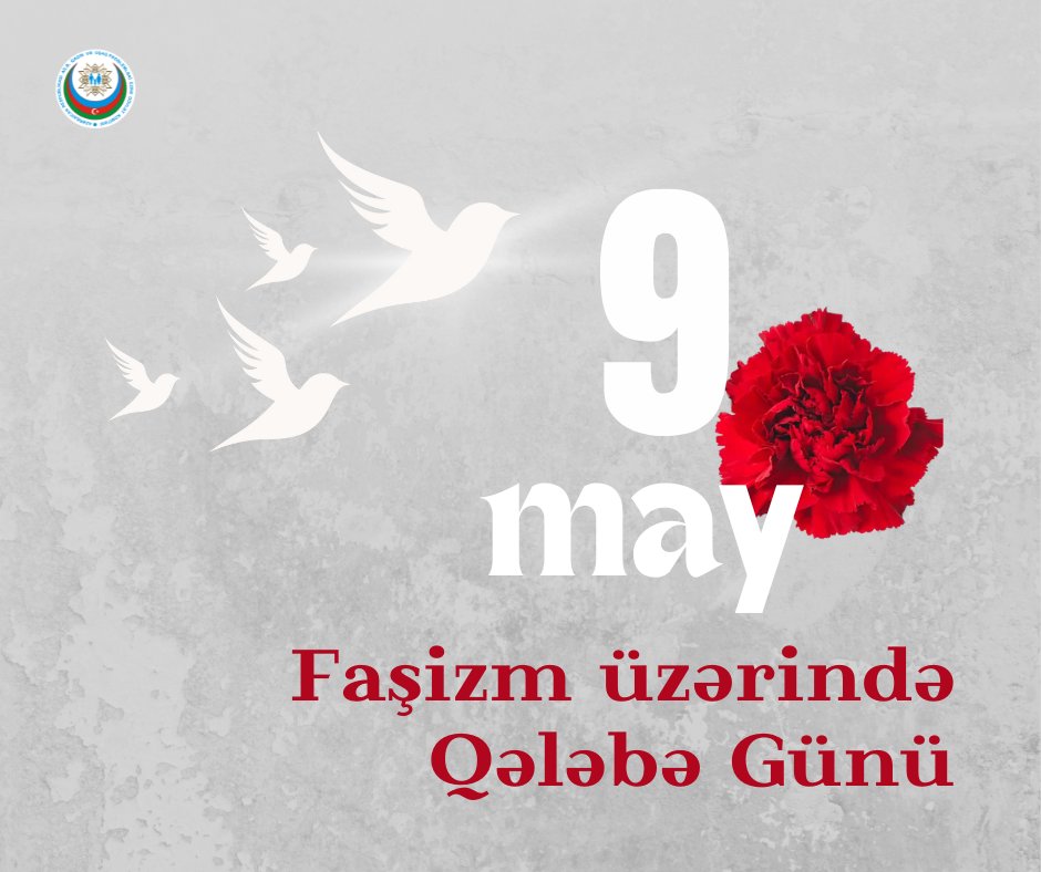 9 May – Faşizm üzərində Qələbə Günüdür Bütün veteranlarımızı bu gün münasibətilə təbrik edirik. #9May #QələbəGünü #BöyükVətənMüharibəsi