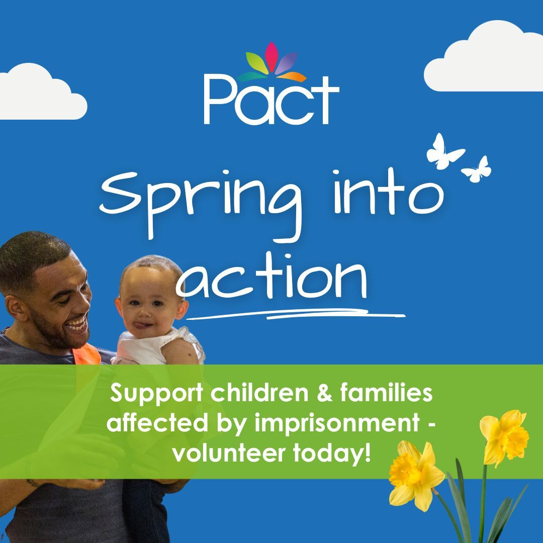Volunteers are the driving force behind our work, and as our recent Investing in Volunteers accreditation shows, Pact is a fantastic place to give your time! Apply today - prisonadvice.org.uk/volunteer/