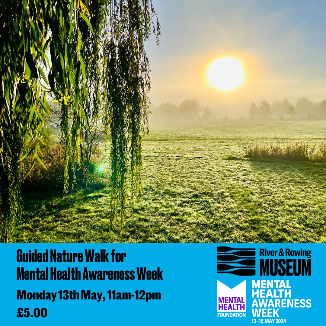 Join us on Monday 13th May 11am-12pm for a guided walk in nature for Mental Health Awareness Week. To find out more and book your place, visit eu1.hubs.ly/H08WqGH0 #ConnectWithNature #MomentsForMovement