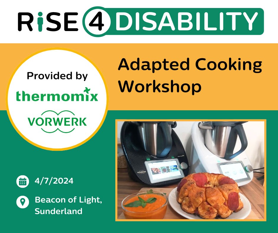 Discover how @UKThermomix can transform your cooking experience! Kerry Woodhouse will demonstrate how this innovative #AssistiveTech can unlock the potential for easy, healthy, and accessible cooking. Register your FREE ticket: zurl.co/Kuc4