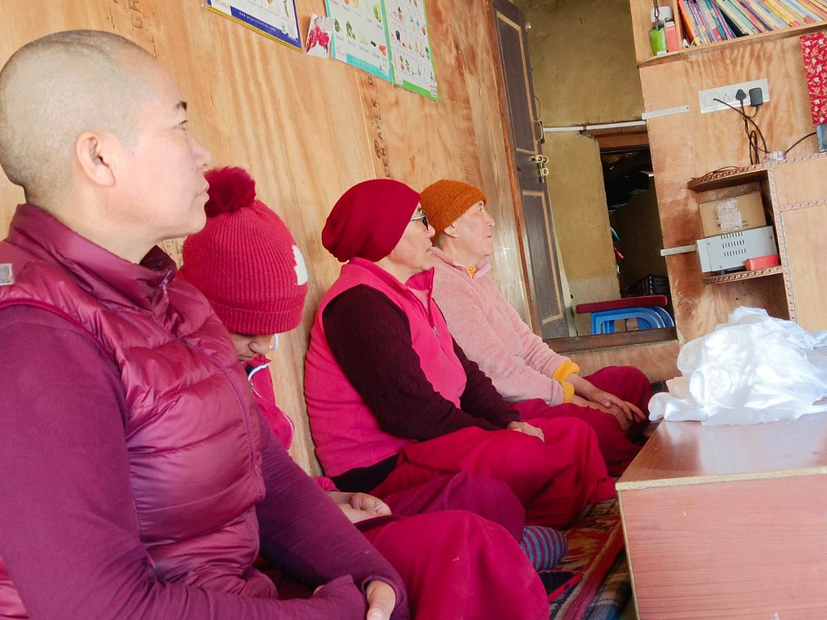 Grateful for the blessings and support from the venerable nuns from Zangla Nunnery, Zanskar.🙏 @BJP4India is dedicated to fostering development and safeguarding Ladakh. #BJP #Zanskar #Ladakh' #AbkiBaar400Baar #PhirEkBaar400Paar