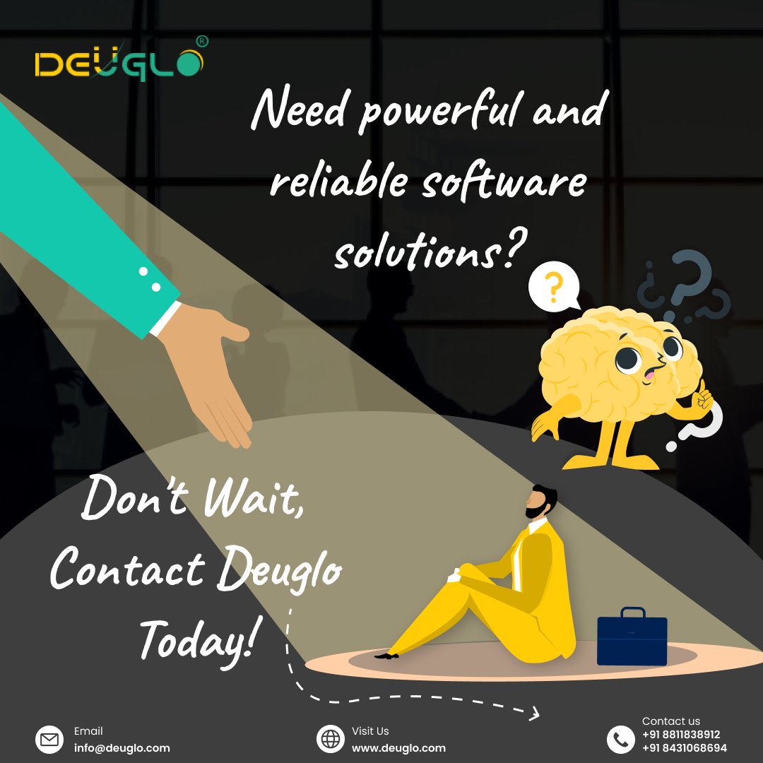 Leverage cutting-edge technologies to ensure your software is secure, scalable, and efficient.
Tell us about your software needs.

Visit us: deuglo.com

#SoftwareSolutions #SoftwareDevelopment #SoftwareDevelopers #Developers #SoftwareDevelopmentServices #Deuglo