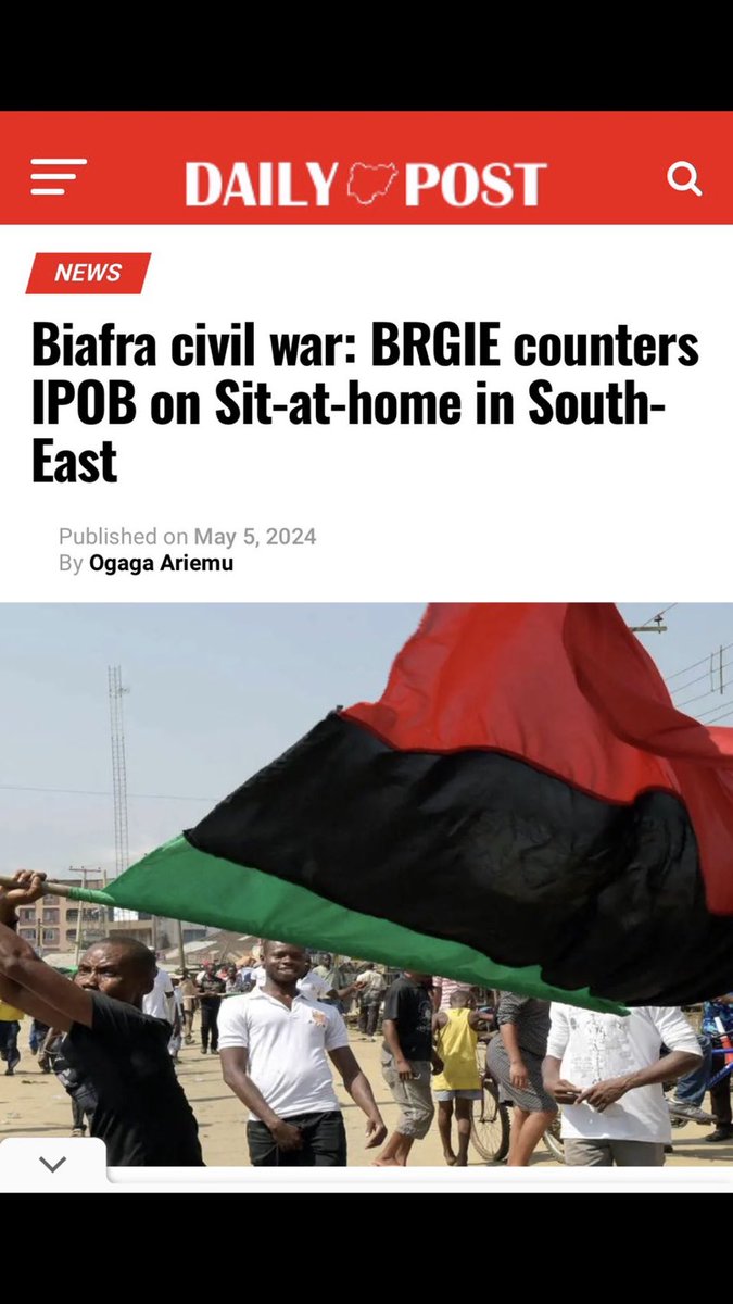Remember they told you that sit at home is the reason MNK hasn't been forgotten? Now, ask yourself why are they against this? Is this not a clear evidence that they were brought to counter and destroy IPOB because they know that they can't harm MNK while IPOB is still standing.