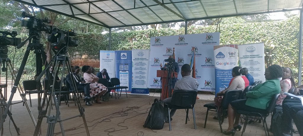 Happening Now: Launch of Air Quality Awareness Week in Uganda! Join us as we raise awareness about the importance of clean air and work towards a healthier environment for all. #MLI4HealthyLungs #KnowyourAir @rnantanda @KCCAUG @nemaug @AirQoProject
