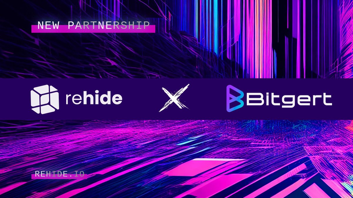 🎉 We are thrilled to announce our community collaboration with @bitgertbrise 🎉 $BRISE and #Rehide have joined forces in a strategic partnership to revolutionize the crypto space. Together, we'll bring cutting-edge technology and innovation to our communities. 🔐 Rehide is a…