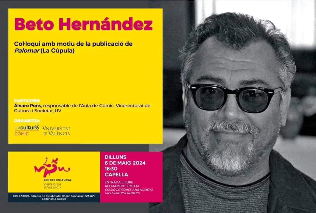 🚨 ¡Beto Hernández en #Valencia! Hoy. Un lujo. No falles porque esto no pasa todos los días 🎊