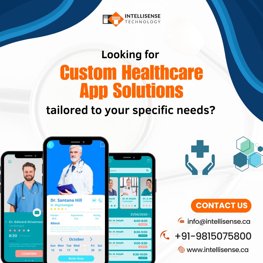 🔎Looking for #CustomHealthcare #AppSolutions Tailored to your specific needs?
Our custom #mobileapp solutions are designed to match your specific needs, ensuring seamless integration and maximum efficiency. 🌐💼
.
👉Know more visit: intellisense.ca/healthcare-app…
Or
📞Call 98150-75800