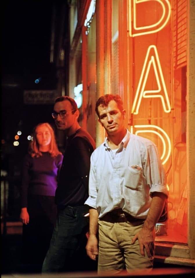 Joyce Johnson, Stanley Gould and Jack Kerouac, New York City, 1957