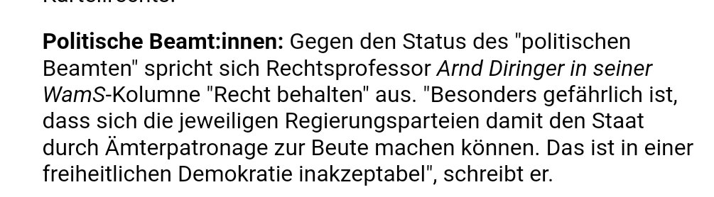 Hinweis in der @lto_de-Presseschau auf den aktuellen Beitrag meiner @WELTAMSONNTAG-Kolumne #RechtBehalten!