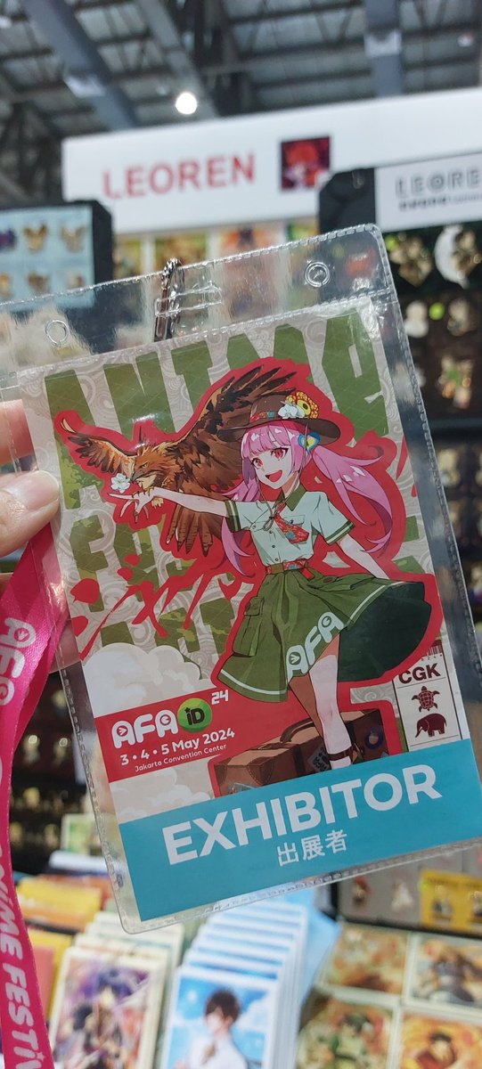Thank you for supporting me at AFAID! I really appreciate your visit \^°^/ I also met many cool artists and got so many loots. I'll post 'em after I arrive home (maybe. Or after Doujima >•<). Again, I'm so grateful to meet you all!