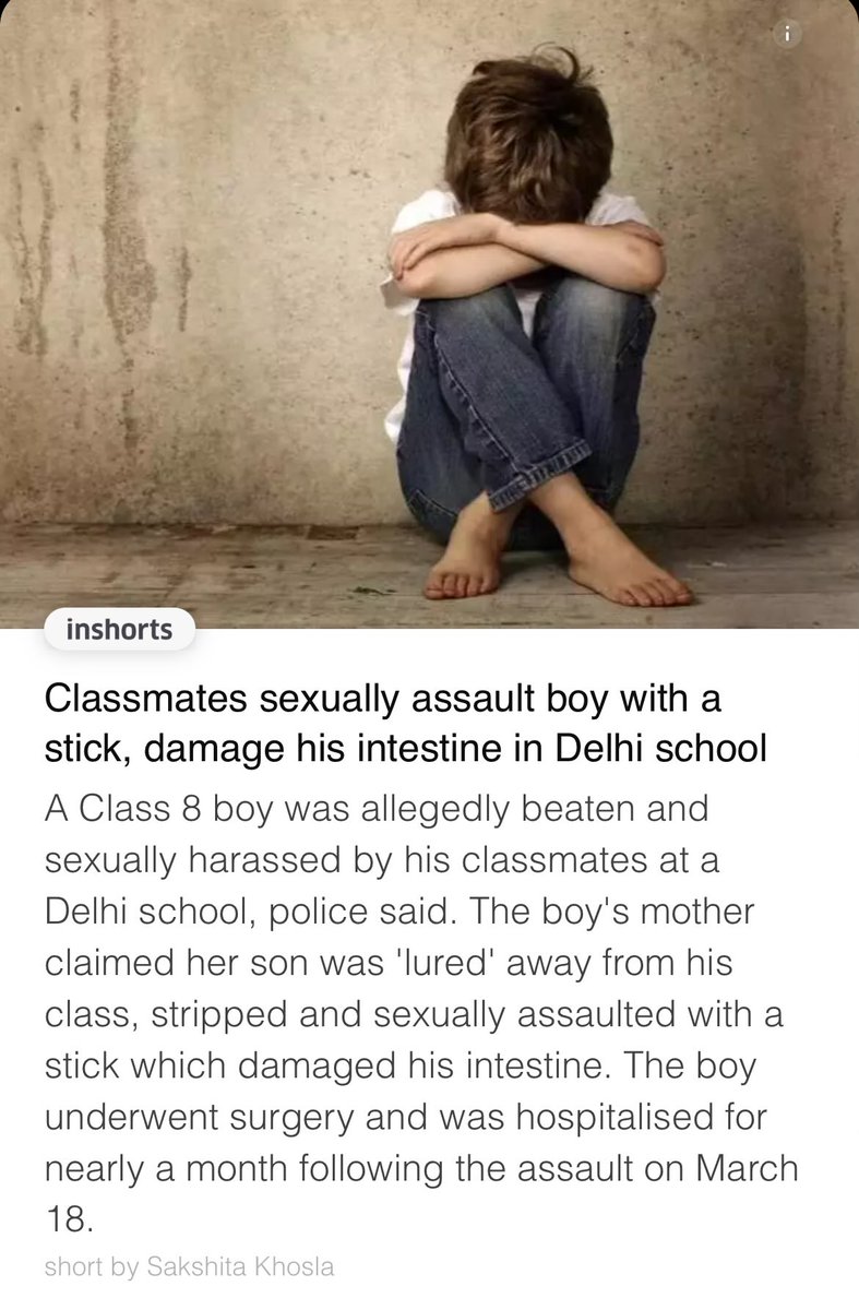 @DelhiPolice is sleeping now? 

Why No arrest happened? 

Why no action taken against School Authorities? 
#MenToo 
#BurnYourUnderwear 

@rashtrapatibhvn @PMOIndia @mp_wcdmp @India_NHRC