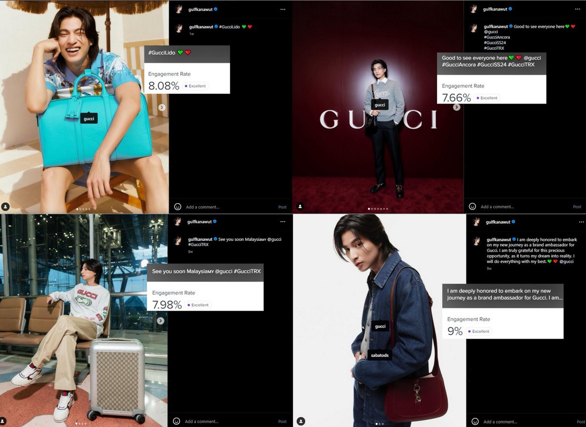 ✨First Thai Male Gucci Brand Ambassador✨
#gucci
#gulfkanawut