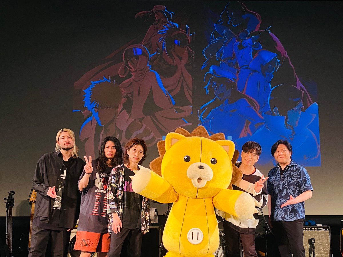 ◤#BLEACH 千年血戦篇 Ⅱ
　　 発売記念イベント   ◢||

ありがとうございました!

7/12(金)東京/Zepp DiverCity
w.o.d. × キタニタツヤ 
是非遊びにきてください👾

@BLEACHanimation #BLEACH_anime