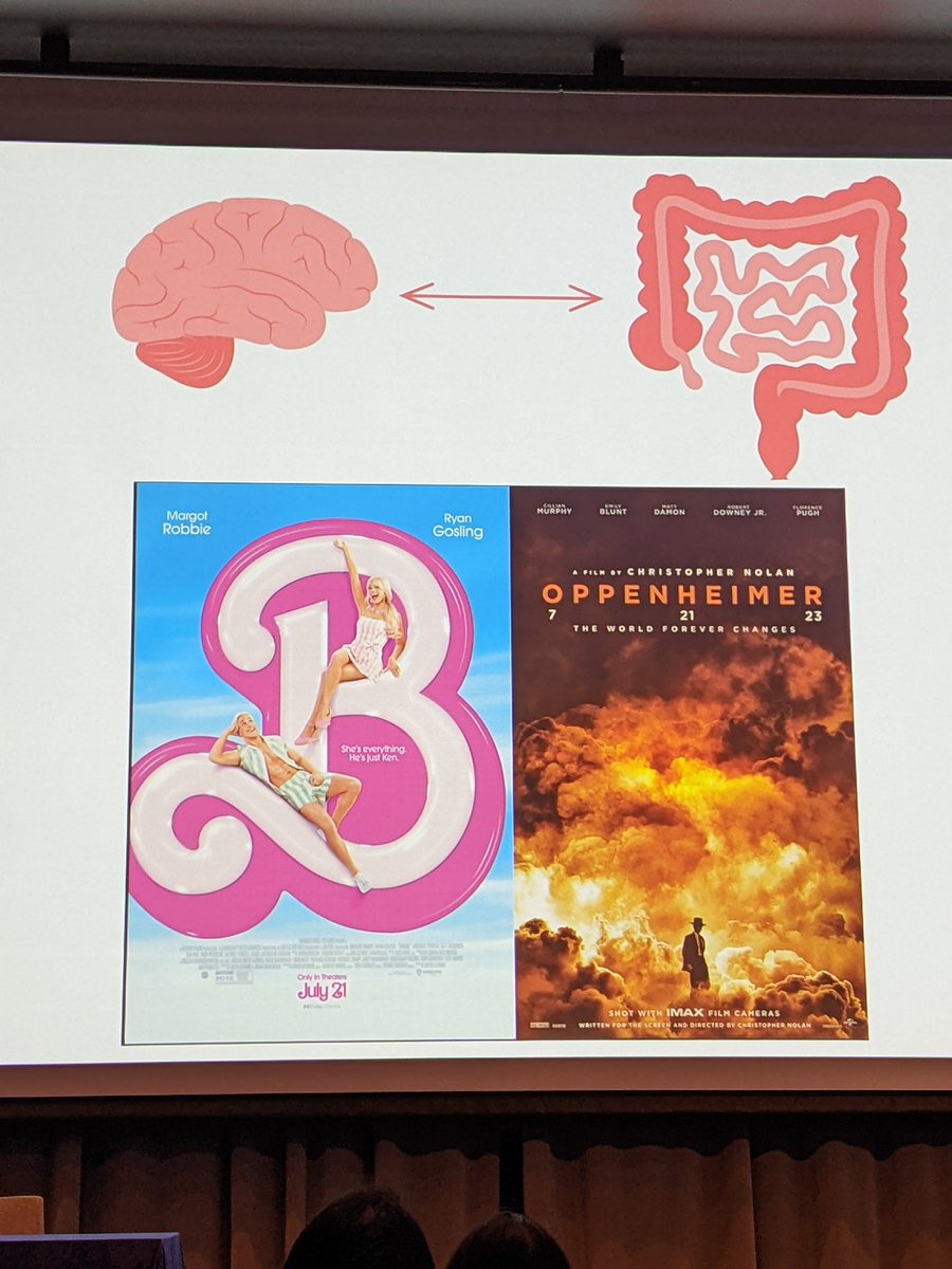 SiaraRouzer's tweet image. &quot;The brain is the Barbie film, and the gut is Oppenheimer.&quot; - @jfcryan @OSSDtweets #OSSD2024