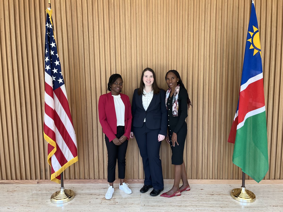 Congratulations to our 2017 and 2021 #MWF fellows Hilde Amushembe and Ester Hango for bringing in Dr. Jill Motschenbacher to #Namibia under the Reciprocal Exchange component of the @WashFellowship. The three will be working on a collaborative project focusing on resilient design