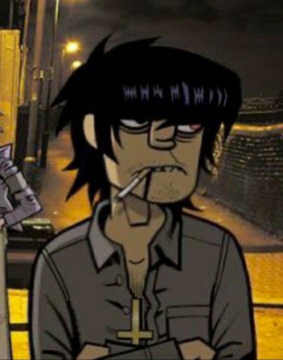Somebody give me permission to kiss him #gtwt #gorillaz