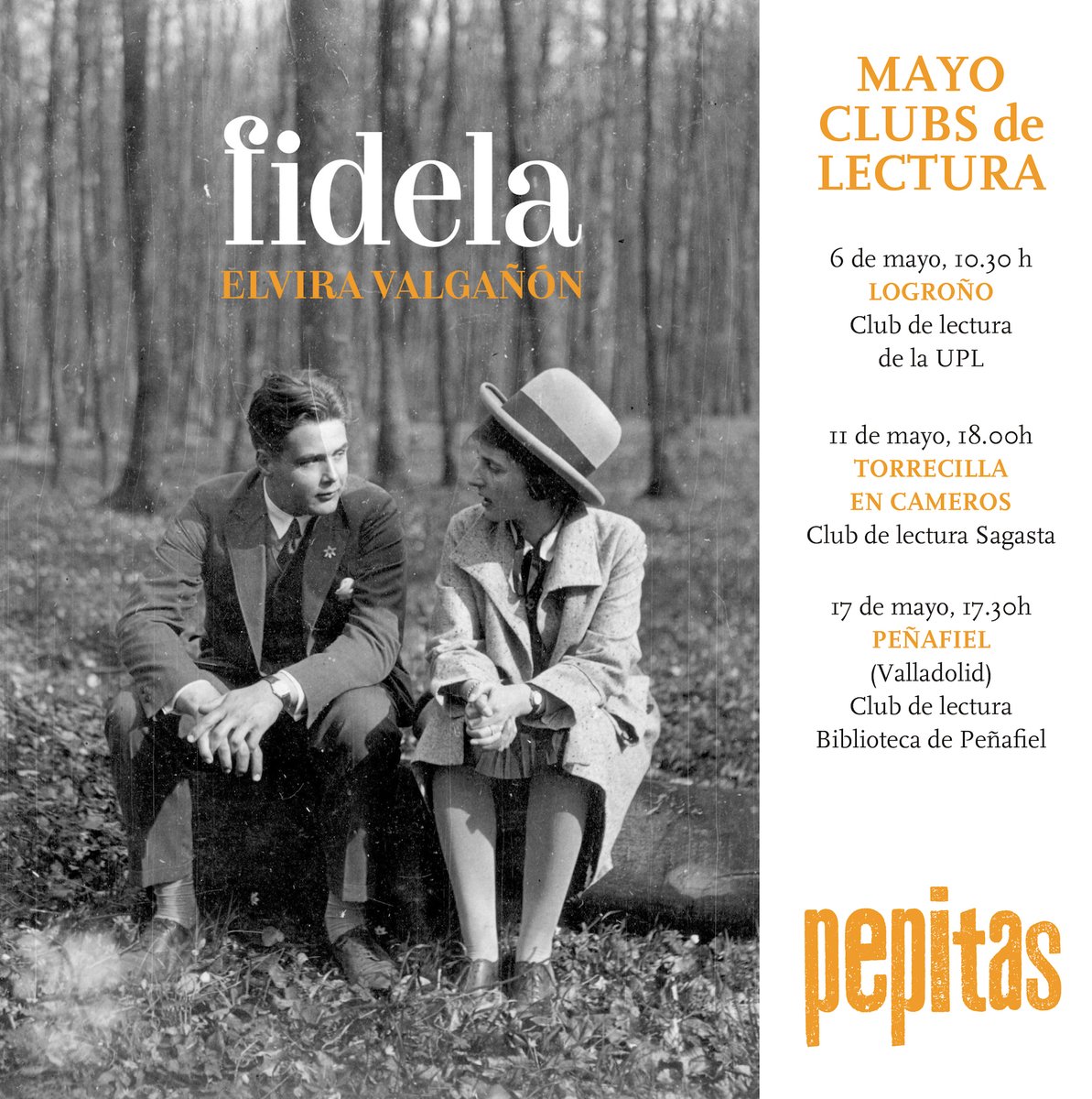 ⚡️Clubs de lectura con «Fidela⚡️ * Fidela @ValganonElvira pepitas.net/libro/fidela