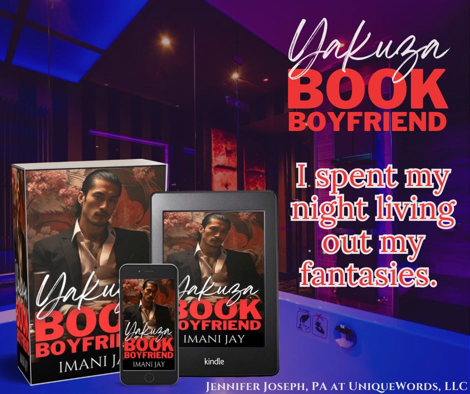 .•°*°•.   PRE-ORDER ALERT .•°*°•. 
YAKUZA Book Boyfriend:  (Book Boyfriend Dating Agency) By Imani Jay 
Preorder Link ⬇️
amazon.com/YAKUZA-Book-Bo…?

#bookboyfriend #comingsoon2024 #MulticulturalRomances #AlphaMaleRomance #yakuza 
Author: Imani Jay 
Promoter: @UniquelyYours2