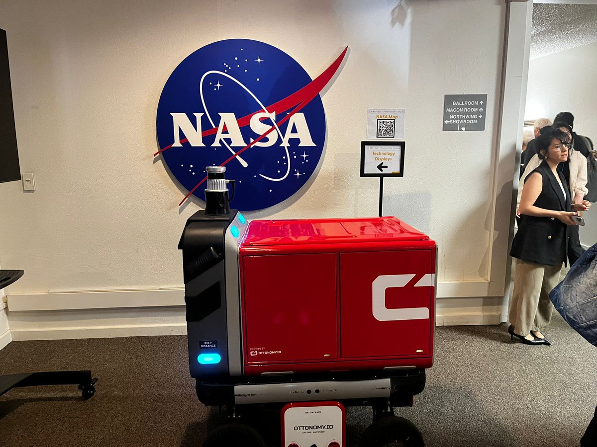Ottonomy_IO's tweet image. We had a terrific last week while our #ottobots were showcased at the @NASA during the berkeleyinnovationforum.com
@RitukarVJ @prajwaldeshkar_ #WillDecker #OmerGozen #sustainability #robotdelivers #intralogistics #logistics #lastmile #bayarea #deliveryrobots