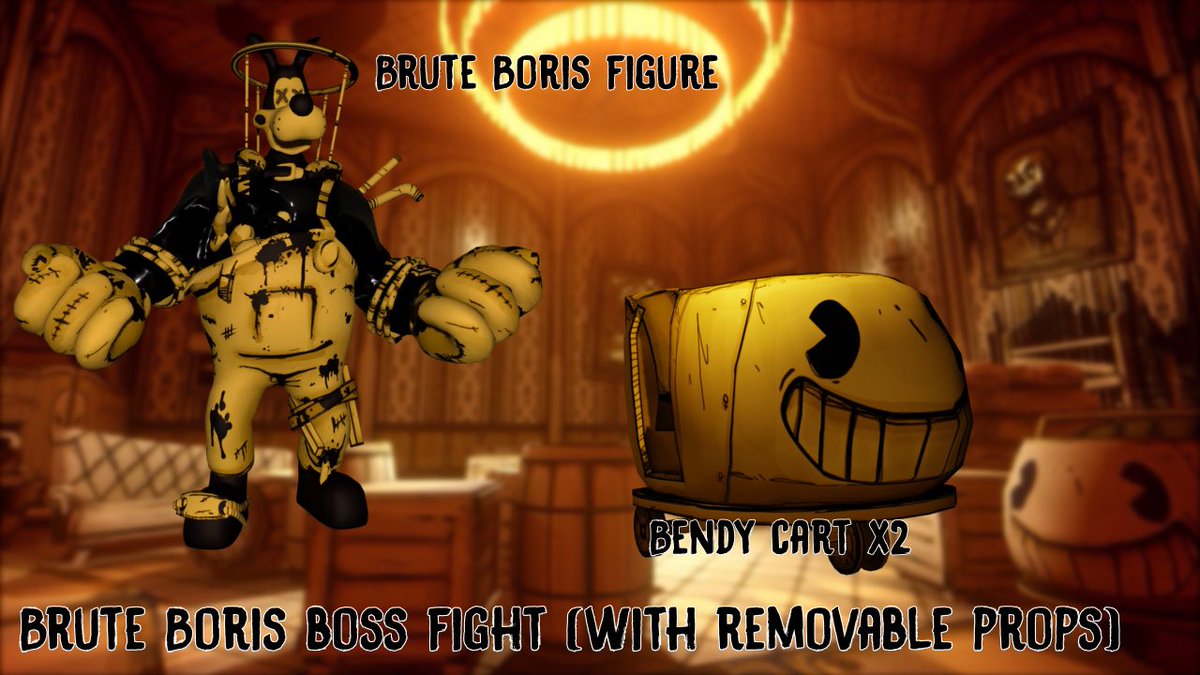 Alright here’s a concept for what a Bendy wave 3 with Jakks might look like. (1/2)