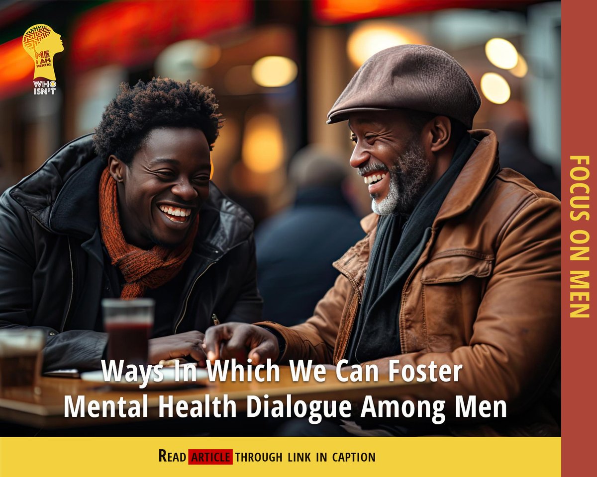 Link to article: meiammental.me/index.php/2024…
Men, just like anyone else, deserve to have their mental health taken seriously.  Here are some important ways we can foster this dialogue and empower men to open up...