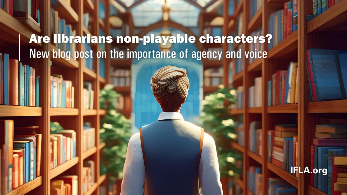 No one should be surprised to hear a #librarian speak up. And no librarian should feel like they have nothing to say in policy discussions But too often, we are seen—and see ourselves—as non-playable characters #NPC Read our latest blog for more: bit.ly/3UlRbSq