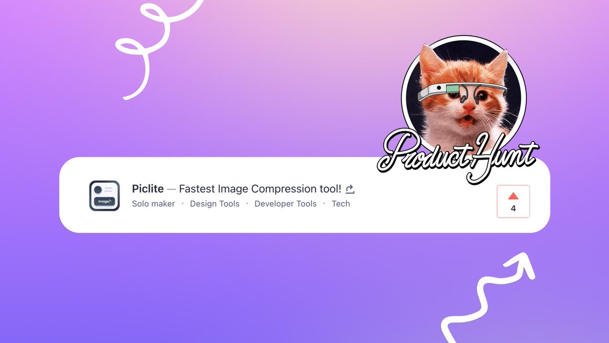 Piclite is live on ProductHunt. 🚀

Your support means a lot 
producthunt.com/posts/piclite 

#buildinPublic