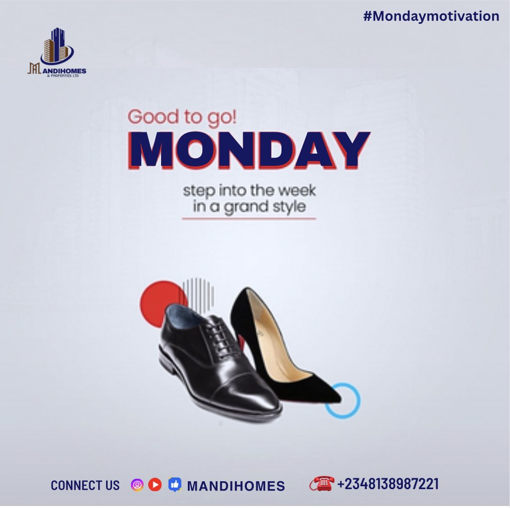 mandi_homes's tweet photo. Happy New Week! That's the spirit!. Keep that focus sharp, stay determined, and conquer those challenges like a champ. Let's make this week amazing!
@kachikwul 

David Hundeyin | Peter Obi | Jimoh Ibrahim

 #newweek #investing  #investment  #fyp #property #realestate #mandihomes https://t.co/hO0feOTl6M
