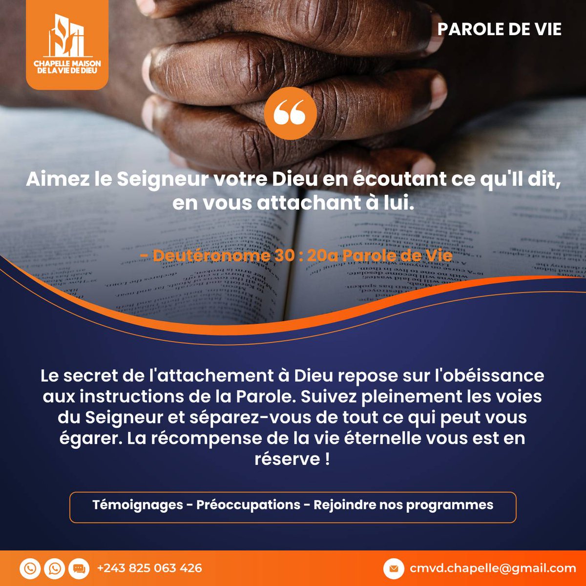 Lees voies du Seigneur 🛣️

#PDV #Chapelle #Church #Bible #Quote #Wisdom #Worship #Sagesse #Citation