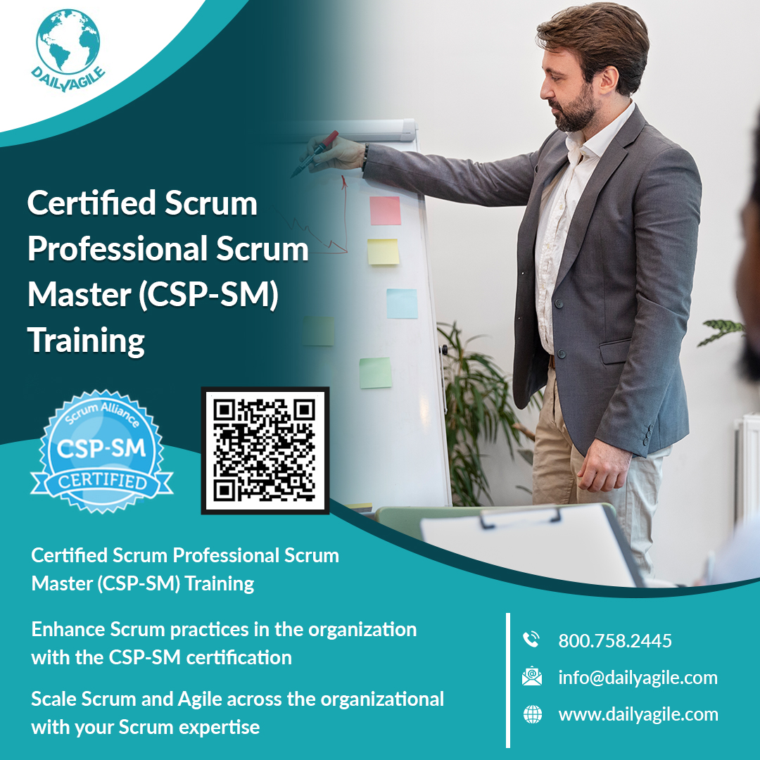 agilekiran's tweet image. Elevate your Scrum journey with #CSPSM Training at #DailyAgile! Scale your expertise, lead with agility, and unlock new #Career heights. 
Join us and transform your approach to #agile : dailyagile.com
#Pennsylvania residents: snag a 50% #discount!
#ScrumProfessionals