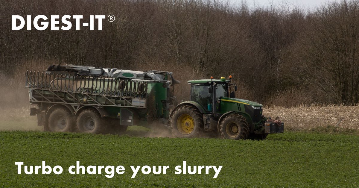 Benefits of DIGEST-IT in the field ✅ Quicker flow rates ✅ Reduces the time soil is anaerobic after application compared to untreated slurry ✅ Improvement in N, P & K crop availability Read more below: bit.ly/49XWpKv #DIGESTIT #dairyfarms #slurry #dairy365 #silage24